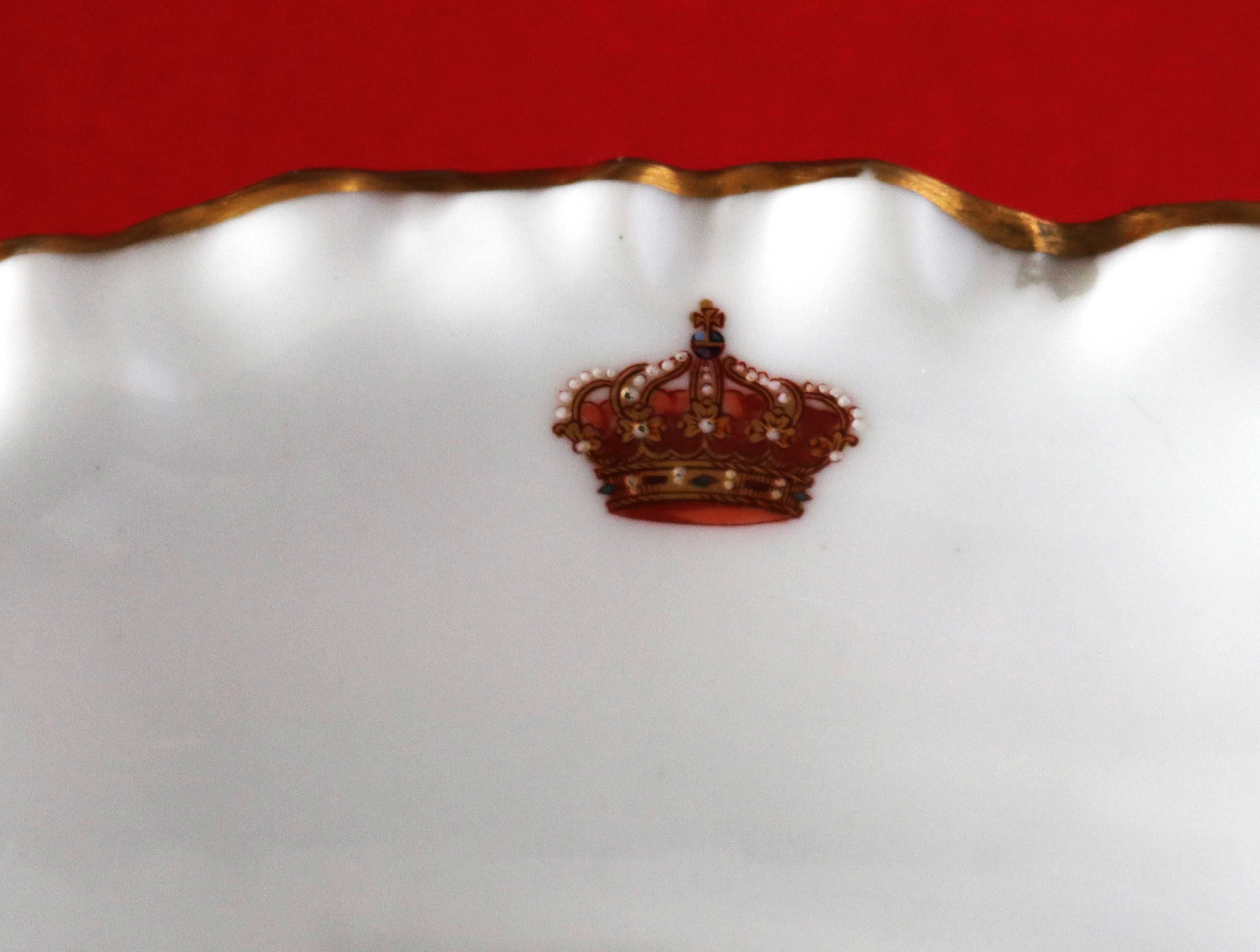 Covilhete serviço de mesa da Casa Real porcelana Limoges
