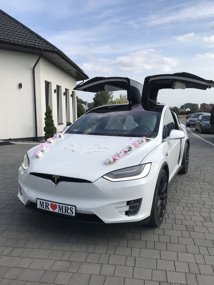 Auto do ślubu / Tesla model X S