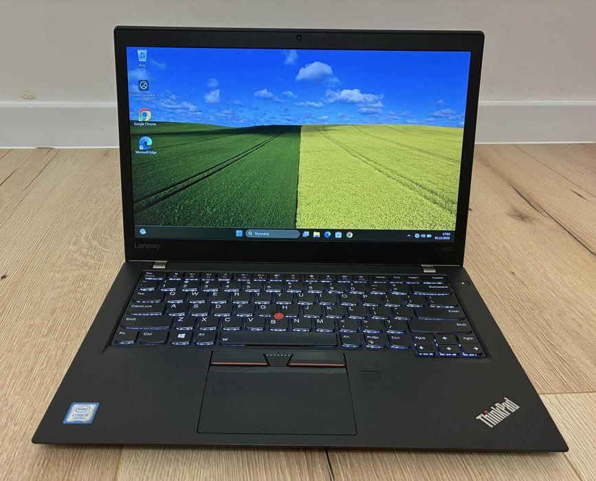 Laptop Lenovo ThinkPad T470s i5-6300U 12GB SSD 256GB Full HD Win11