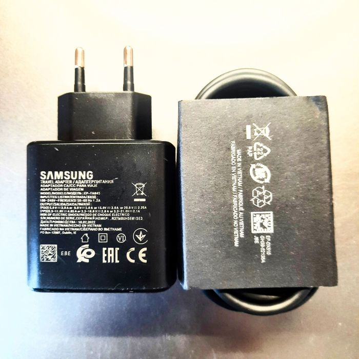 Швидка зарядка Samsung 45W Блок + Провід 1,8 метра Type-C/Type-C