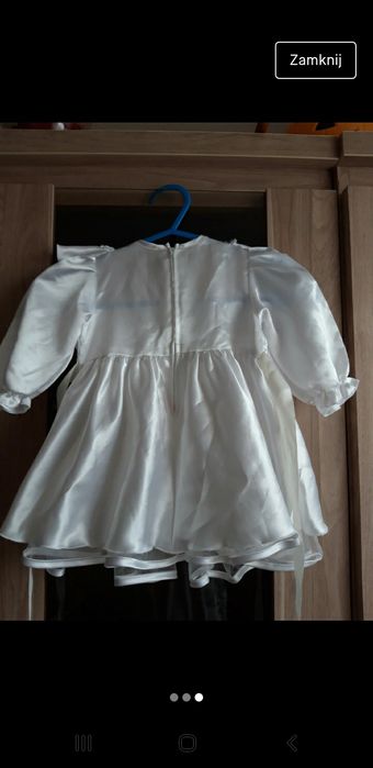 Sukienka do chrztu 62/68