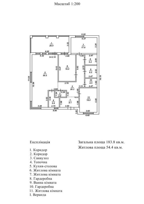 Одноповерховий будинок 160 м2 на 7 сотках, лісова Буча. Без комісії