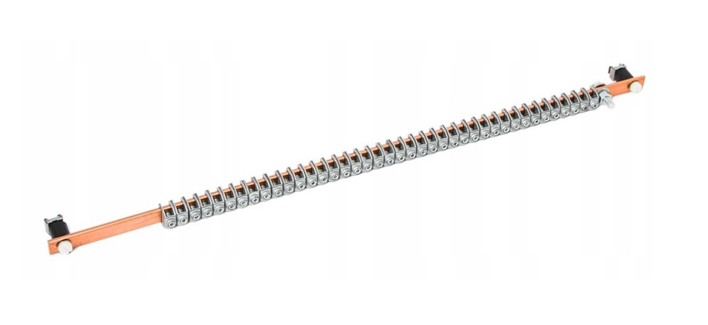 Szyna listwa PE/N, W600, 40x16mm2 + 1 x M6, Zenex Zenergy, dwie