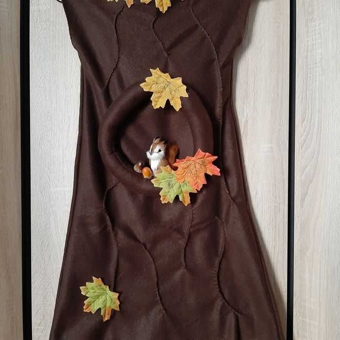 Pani Jesień strój Drzewo dziupla wiewiórka balik jesienny 98 - 116