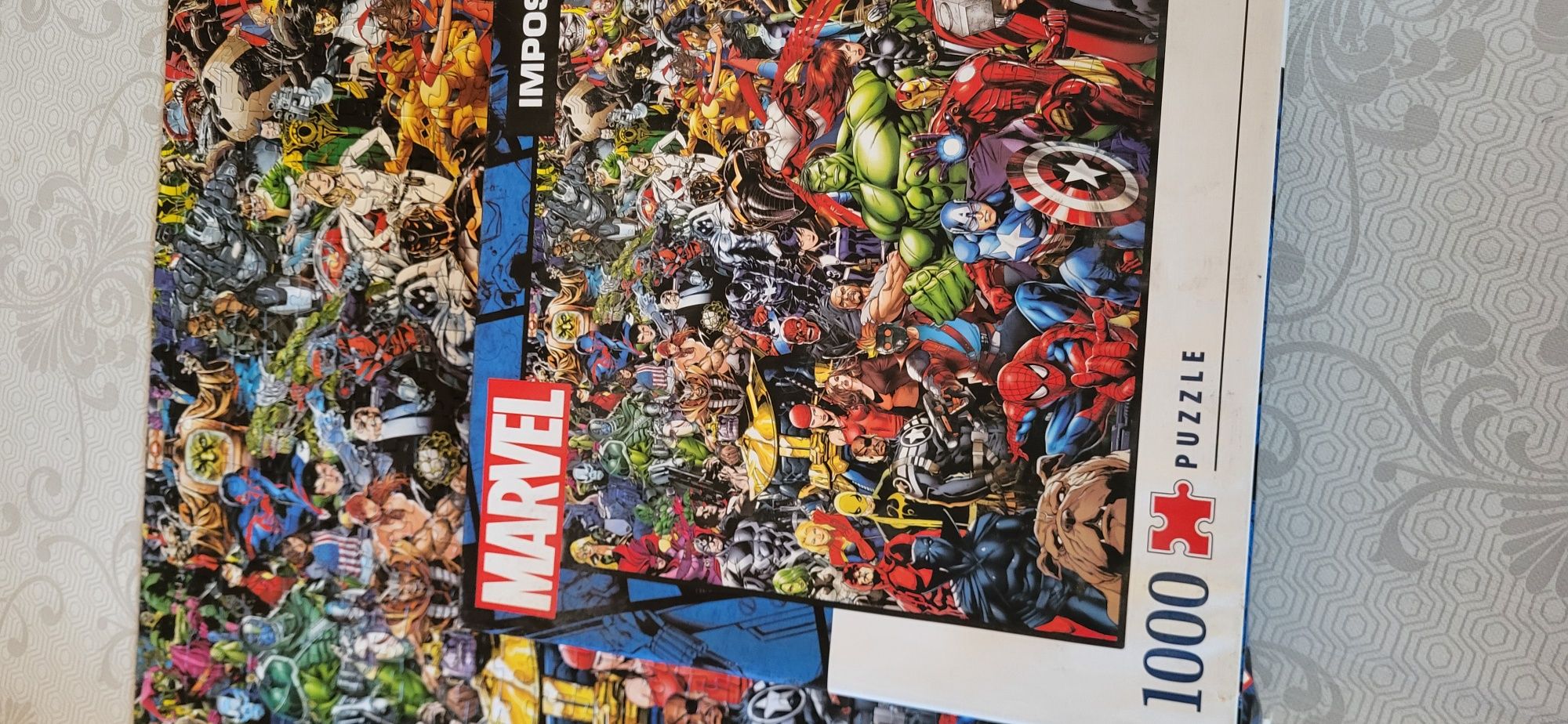 Puzzle 1000 elementów Marvel Clementoni Brak jednego elementu