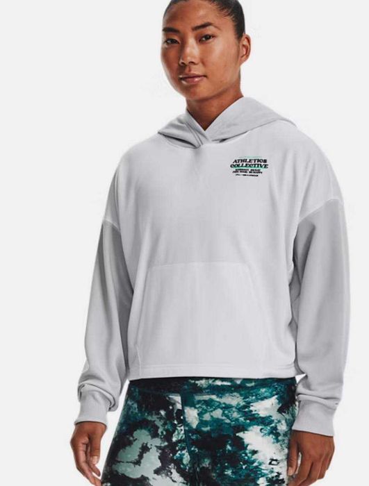 Жіноча толстовка Under Armour Armour Fleece Layer біла оригінал