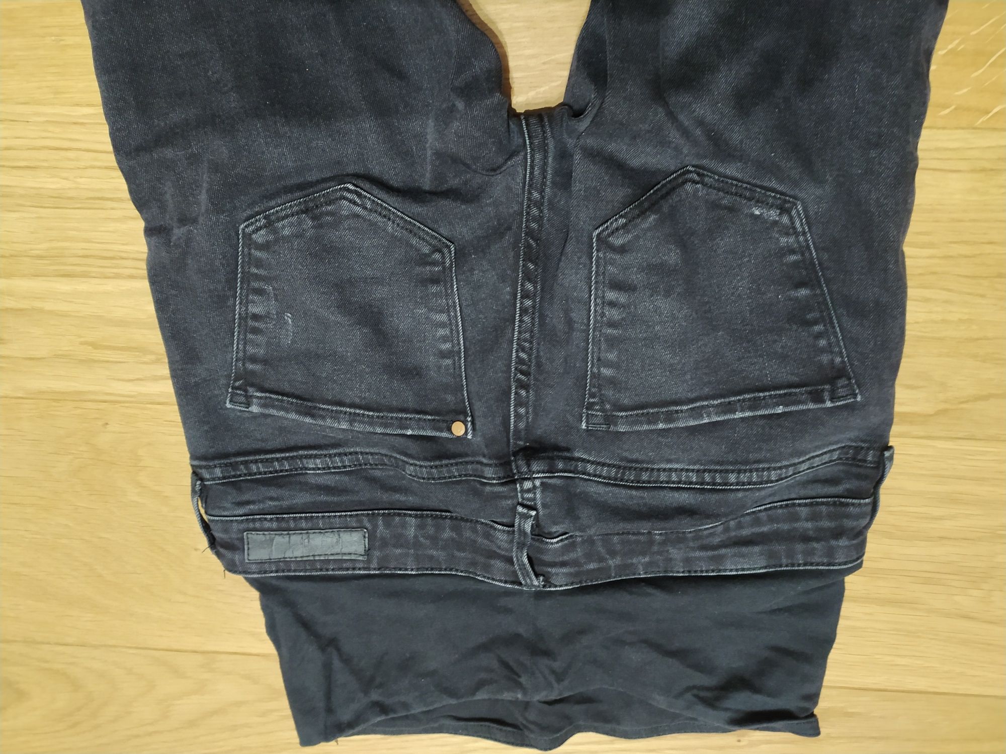 Spodnie jeans dżinsy ciążowe Mama h&m r.34