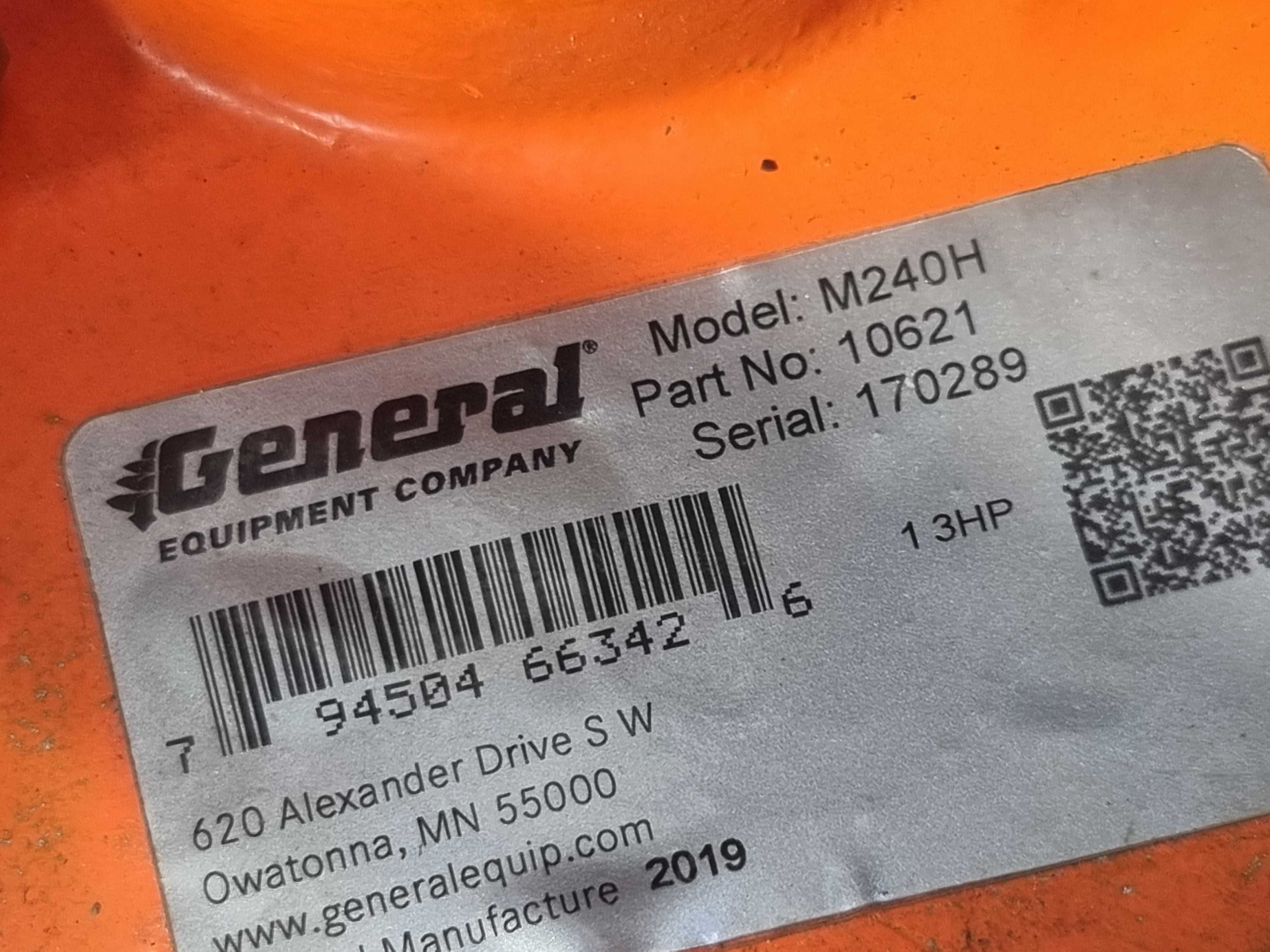 Wiertnica do Gleby Ziemi General M240 Honda z Norwegii 2019r 2 wiertła