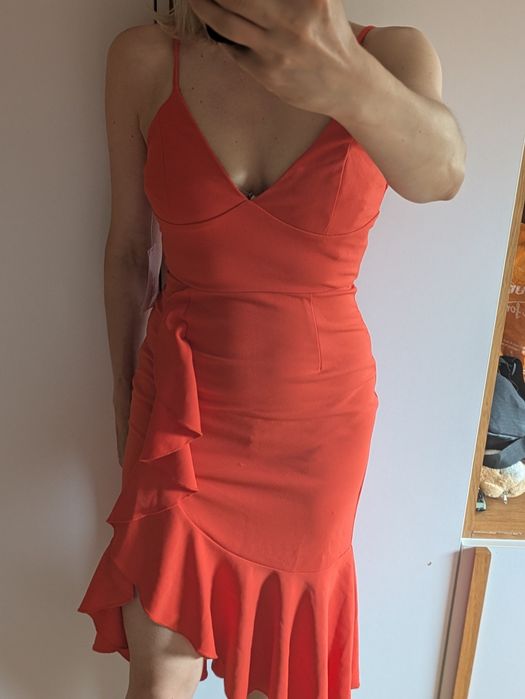Sukienka koralowa hiszpanka r.36 nowa