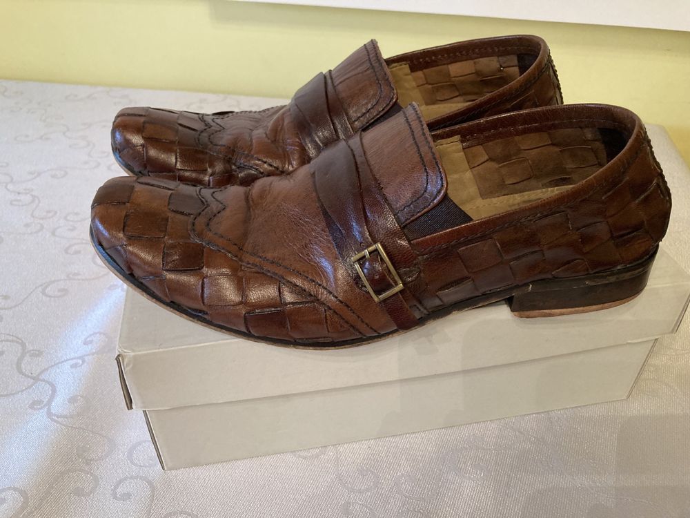 Półbuty Skórzane Męskie HandMade Wersja Limitowana