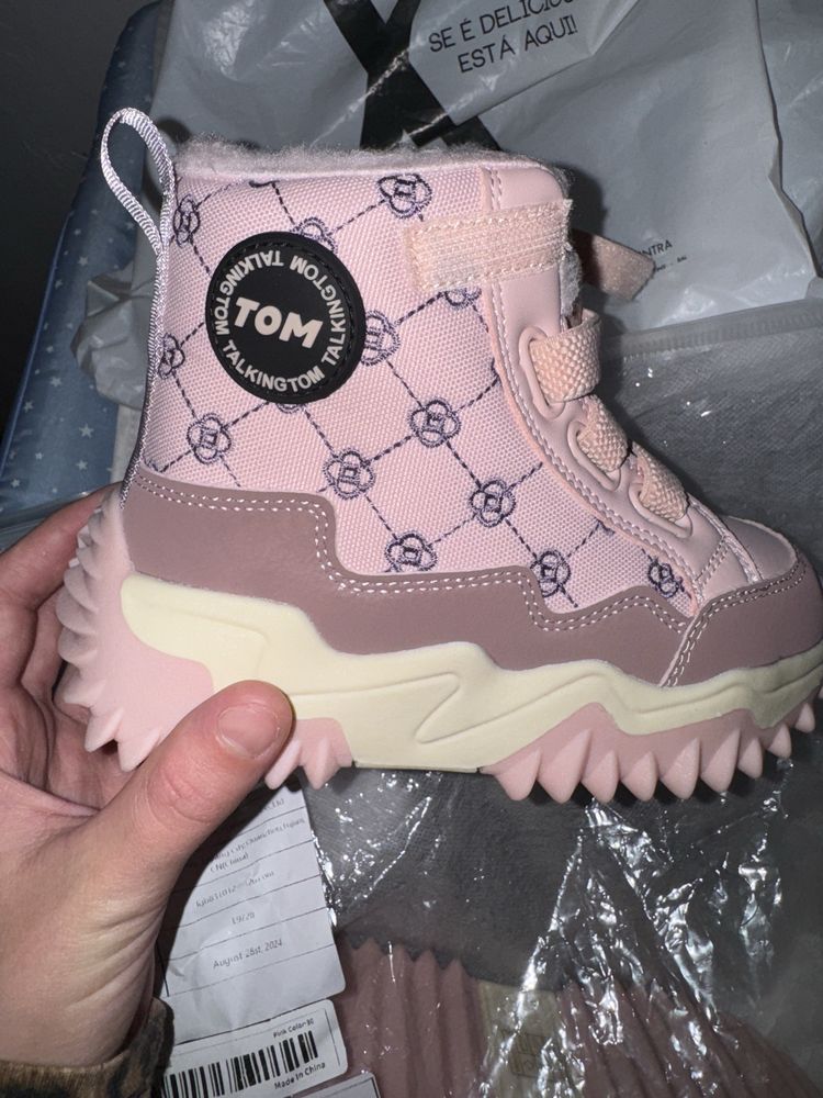 Botas menina com pelo
