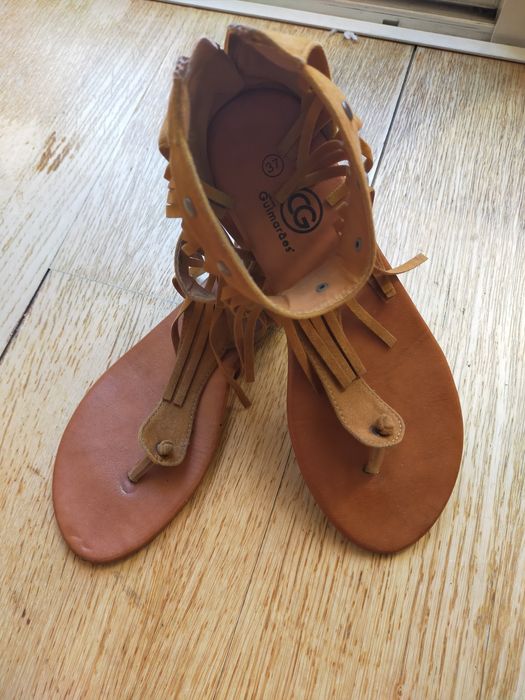 Sandálias castanhas Calçado Guimarães - 37