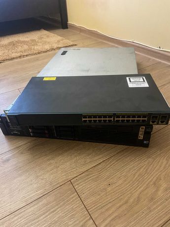 Сервер HP DL380 G6 + Комутатор Cisco Catalyst 2960