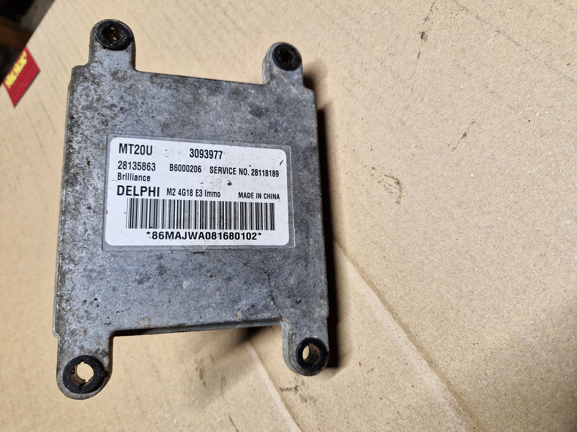 Komputer sterownik silnika BRILLIANCE BS4 1.6 16V 101KM