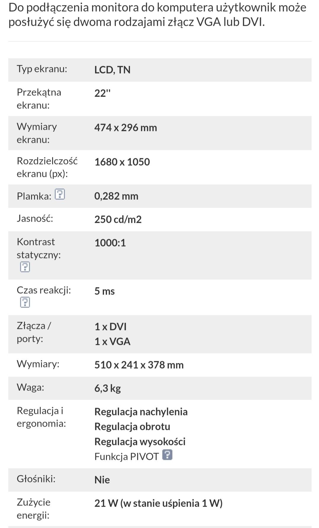 Monitor LENOVO ThinkPad