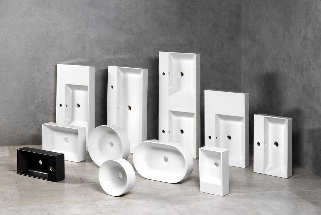 GSI Ceramica Kube X umywalka nablatowa 60x37, kolor biały połysk