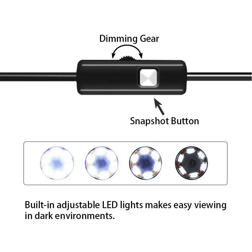 TREEYE Камера эндоскоп 5.5mm lens Type-C 2m