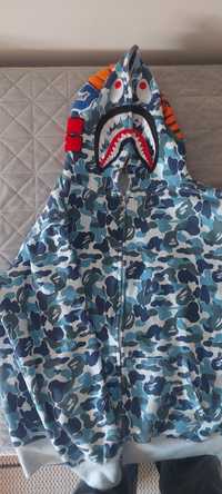 Bape shark baby blue