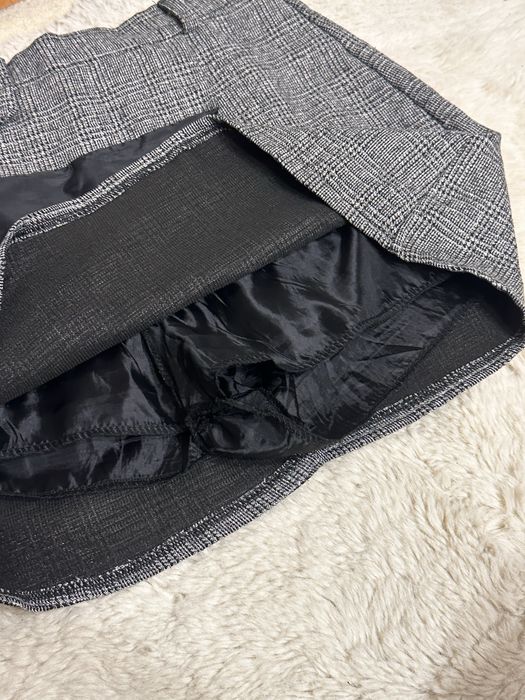 Міні юбка сіра з підкладкою