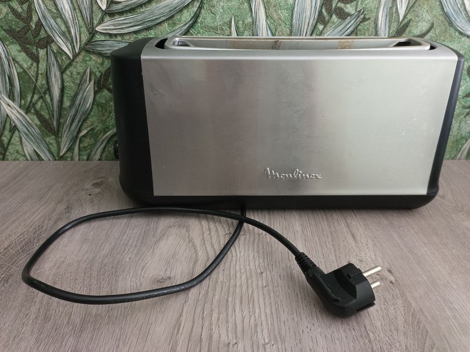 Тостер moulinex subito ls342d10 срібний / сірий 1700 w