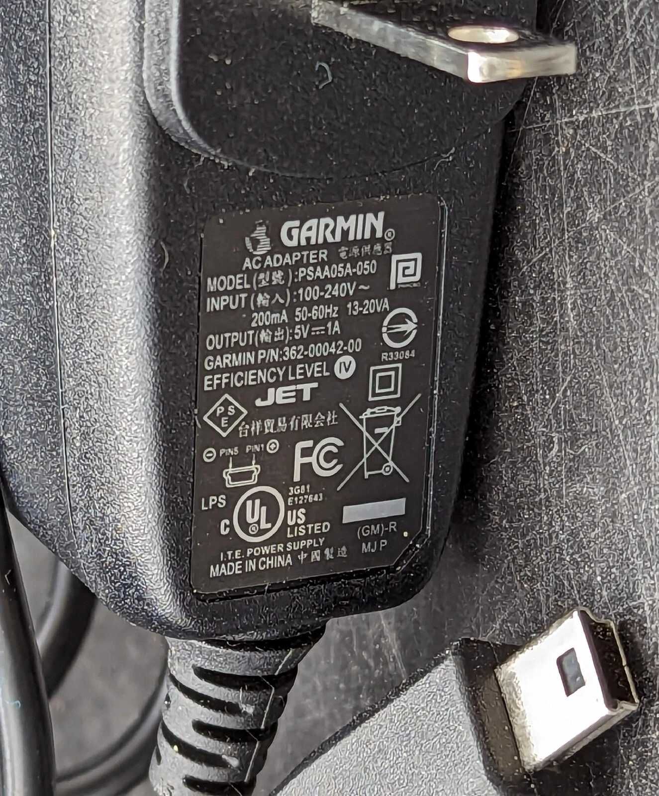 Ładowarka zasilacz Garmin