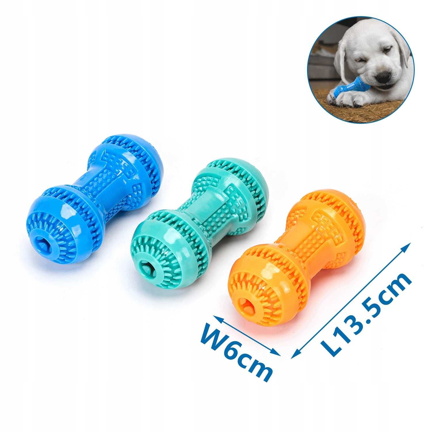 ZABAWKA dla psa na przysmaki zabawki piszczący gryzak K 13,5 CM