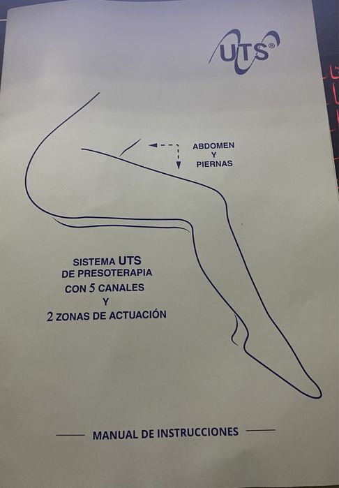 sistema UTS de pressoterapia com 5 canais