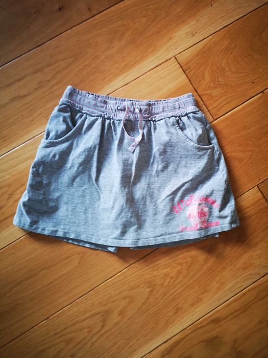 Vertbaudet szare spódnico spodenki 190 cm 12-15 lat