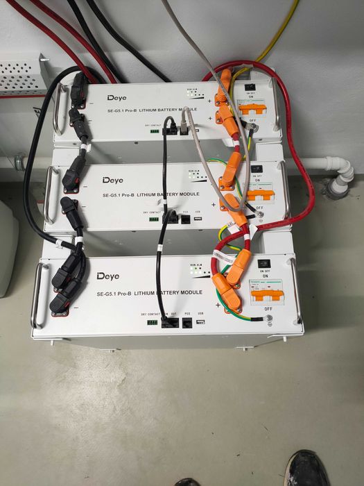Fotowoltaika 10 kWp,Falownik Deye hybryda 10 kW, Magazyn energii 15kWh