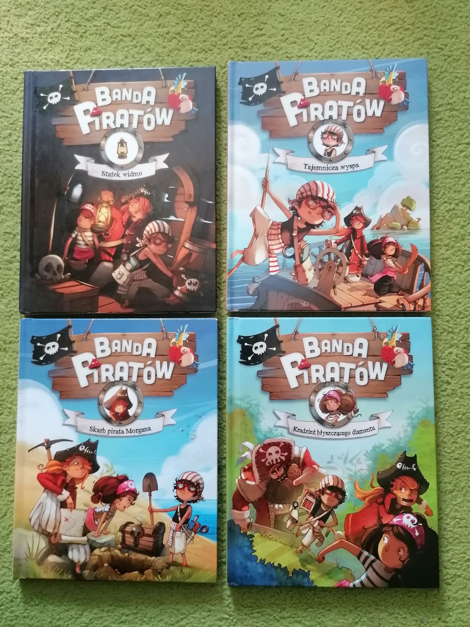 Banda Piratów seria 4 książek