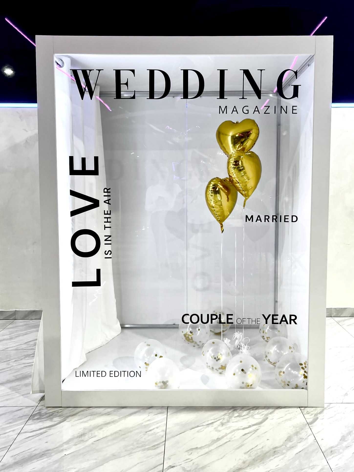 WYNAJEM Photobox Magazine Vogue/Wedding urodziny/wesele fotobox