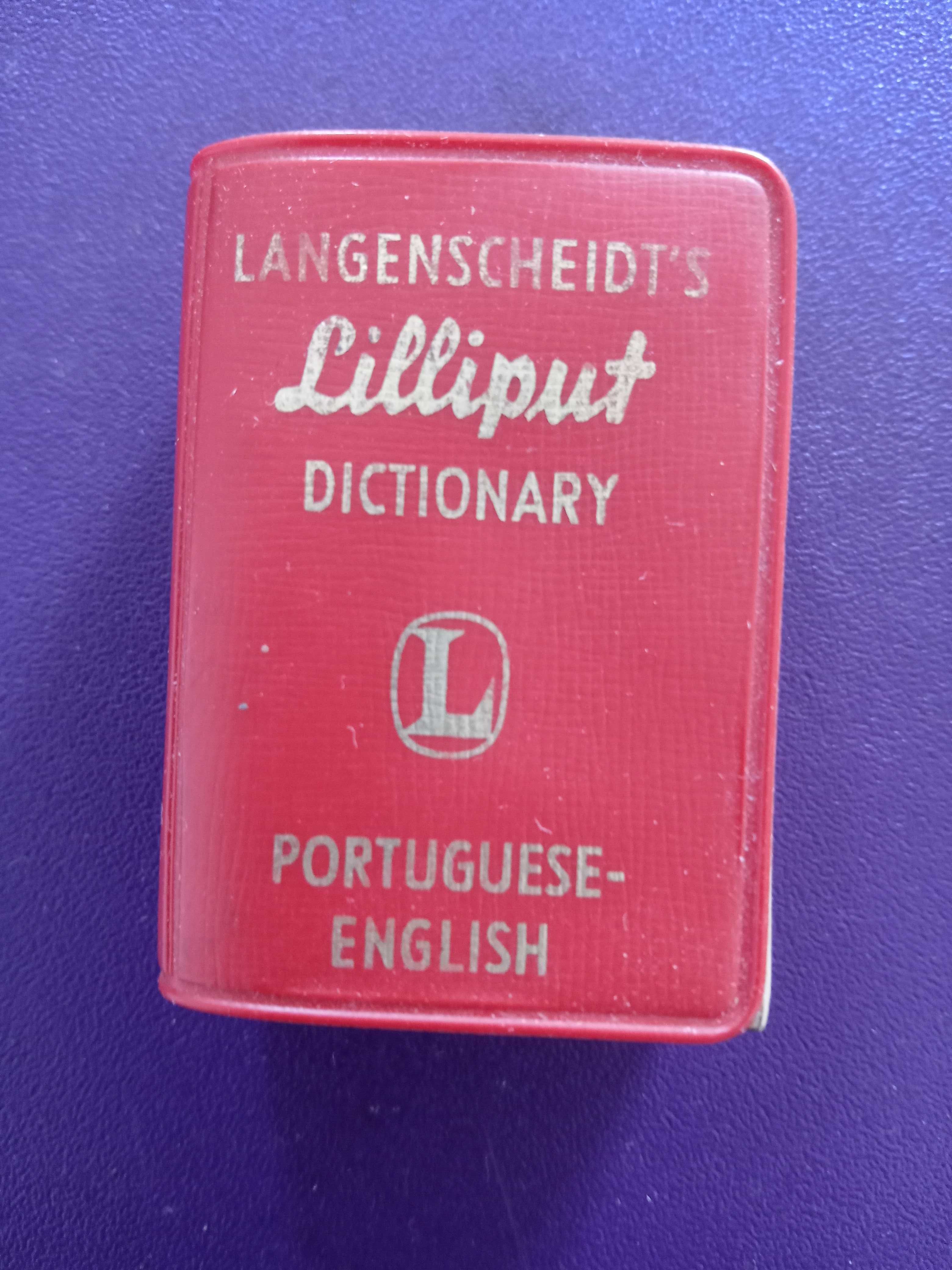 LILLIPUT Dictionary Portuguese-English,  1963 Langenscheidt's