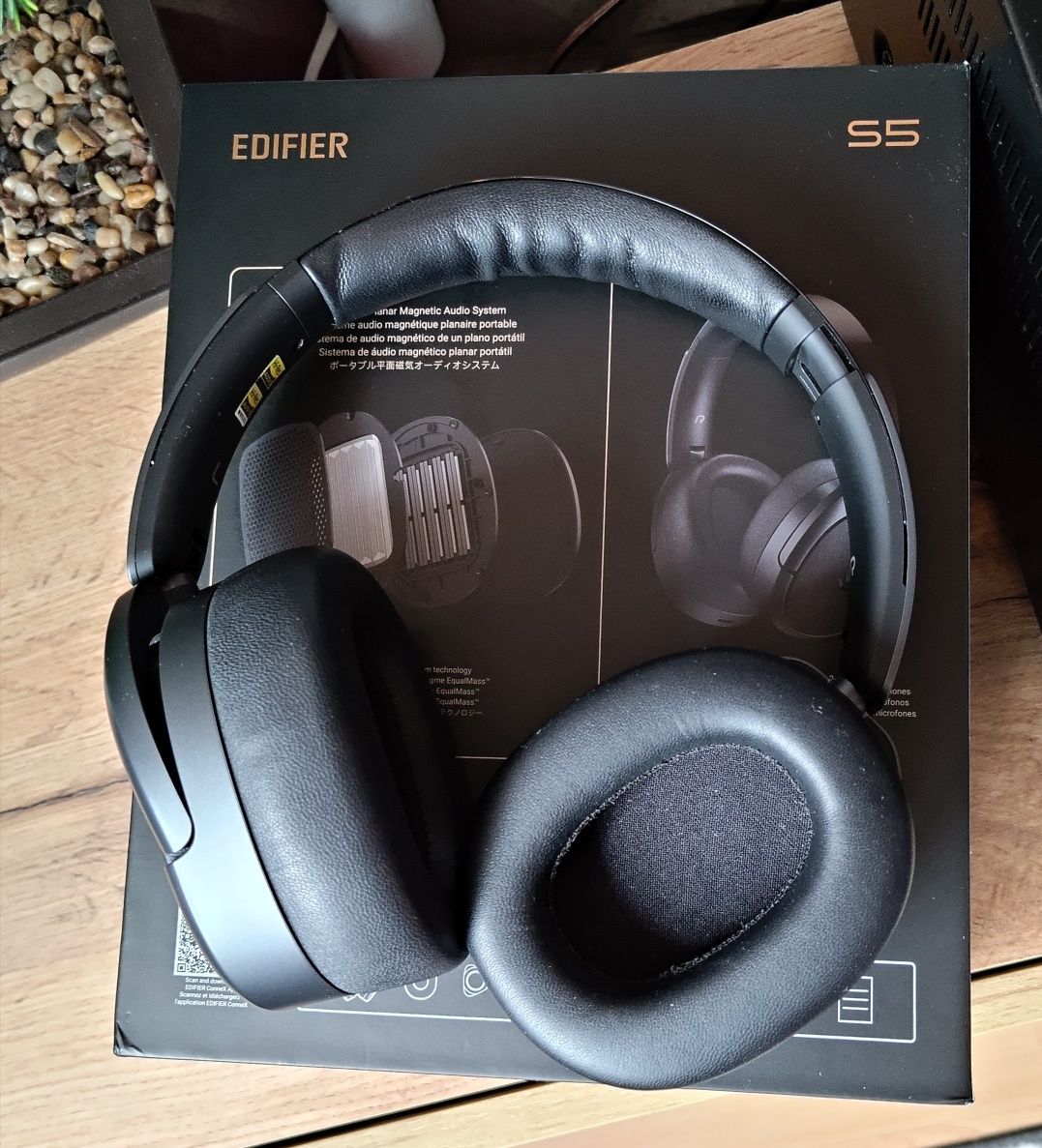 Słuchawki planarne Edifier Stax S5 bluetooth Ldac Snapdragon Sound