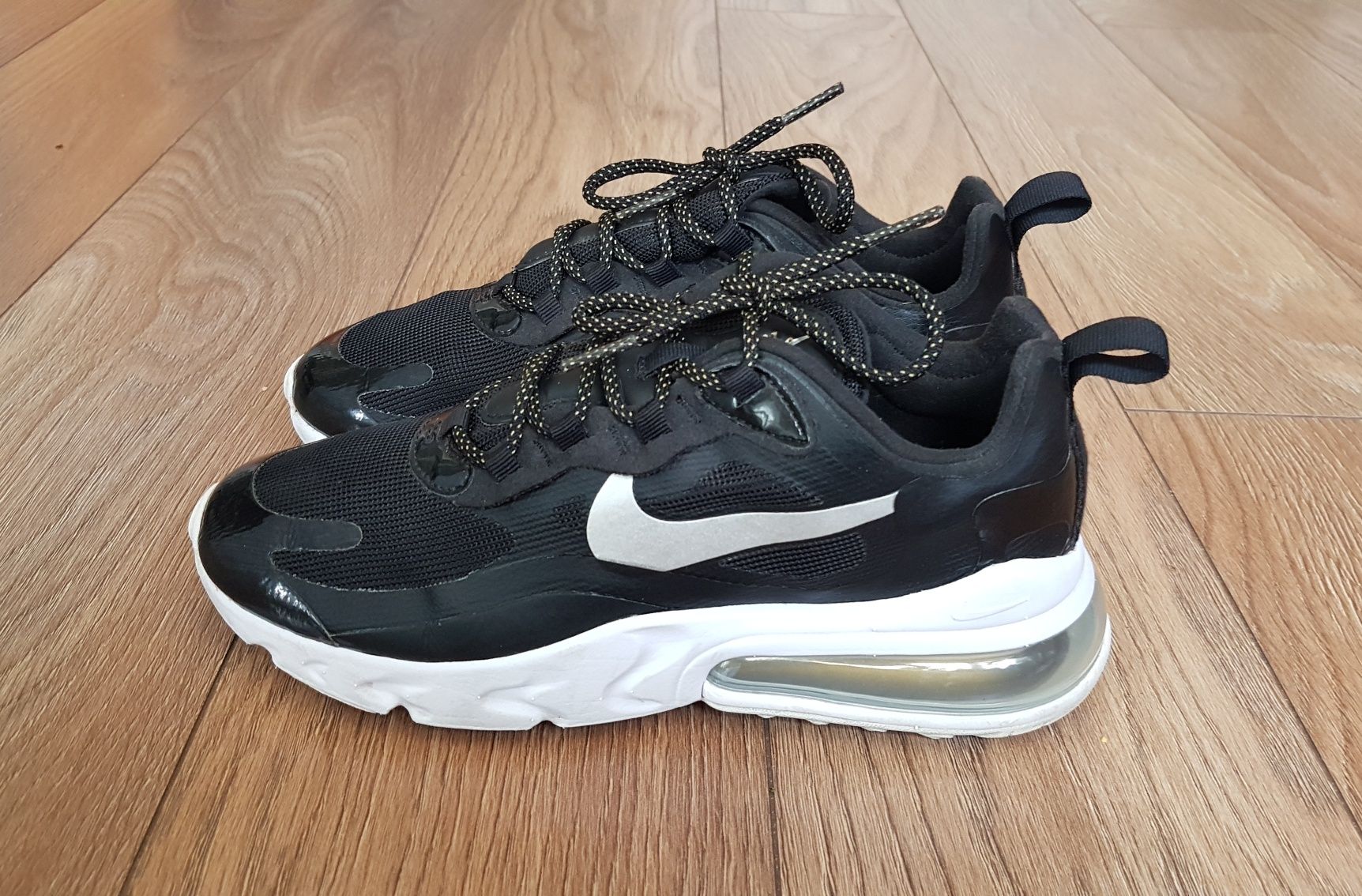 Buty Nike Air Max 270 React Black rozmiar  38,5 okazja Sneakers