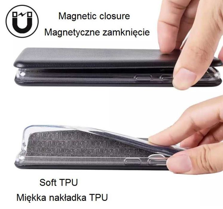 Etui z klapką Smart Diva do Apple Iphone 12 Mini kolor: różowy
