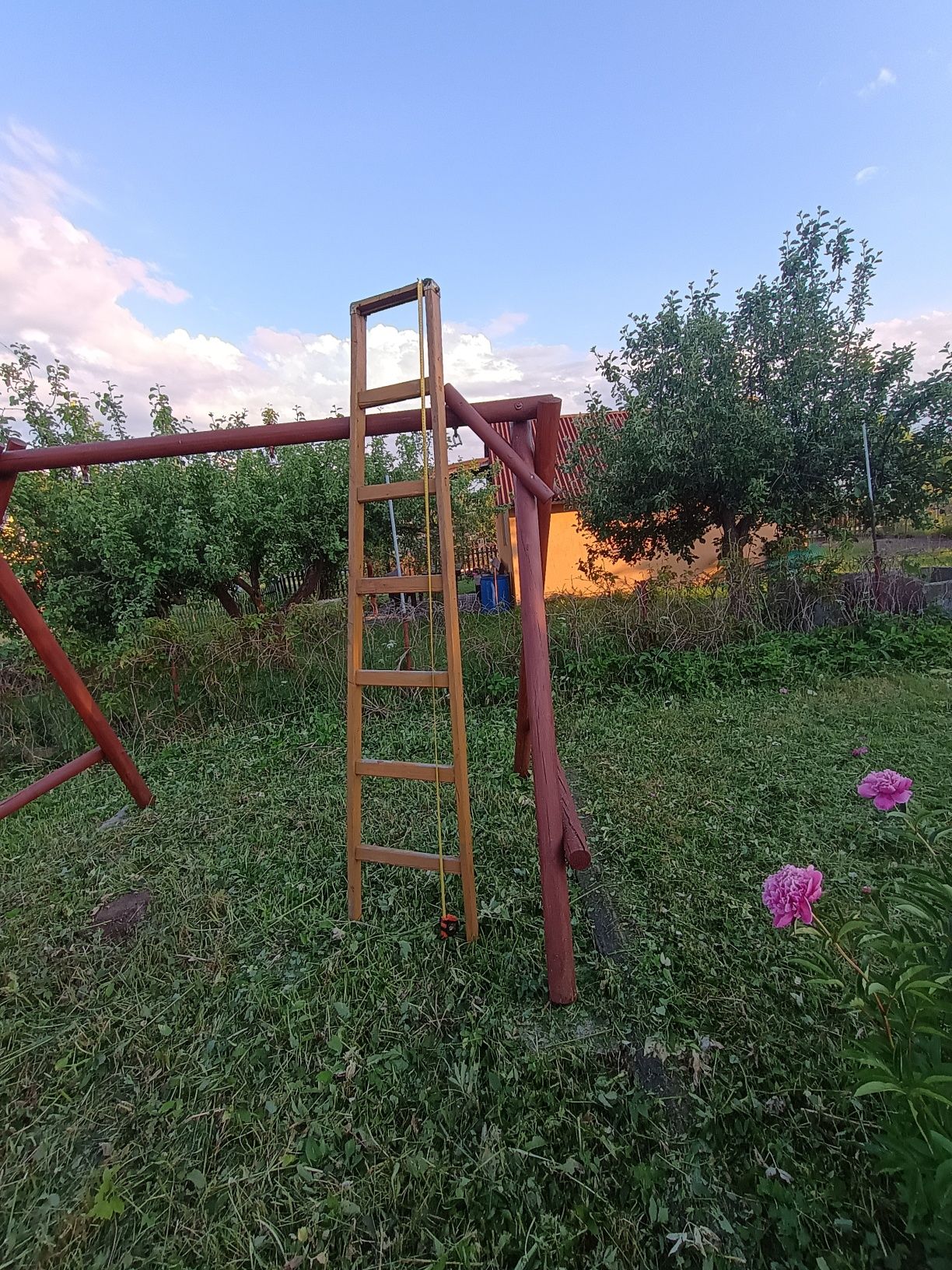 Drabina zaimpregnowana 2,5m wysokości 6 szczebli