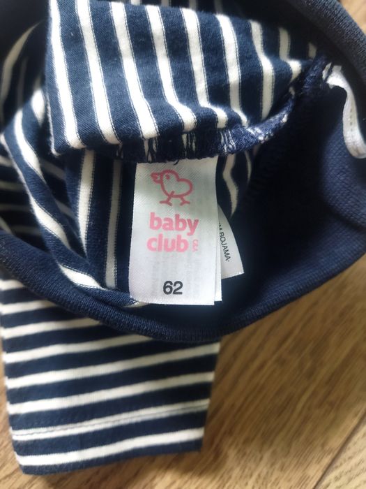 NOWE spodnie spodenki getry C&A bawełniane rozmiar 62 newborn