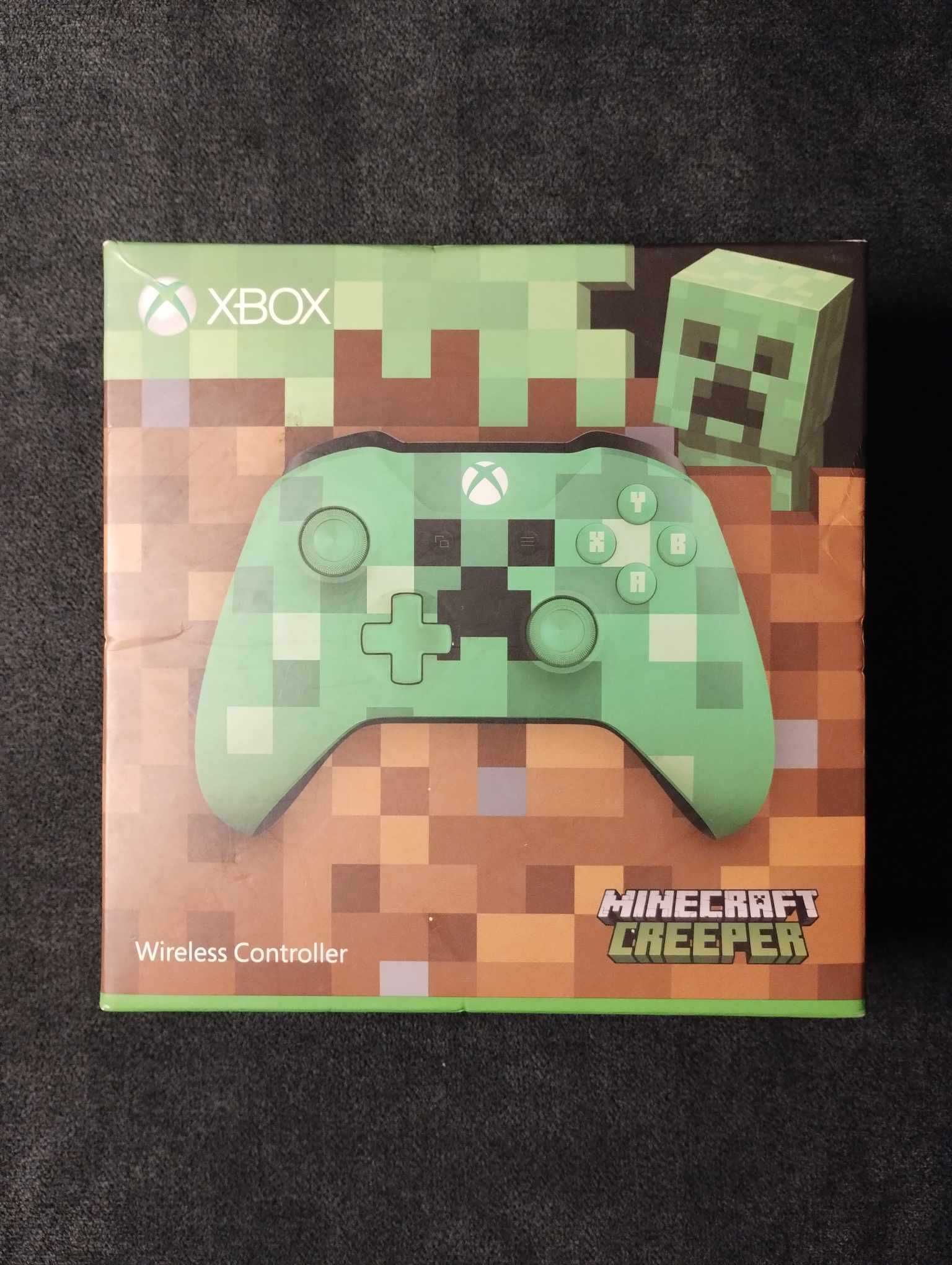 XBOX ONE - pad mineraft creeper