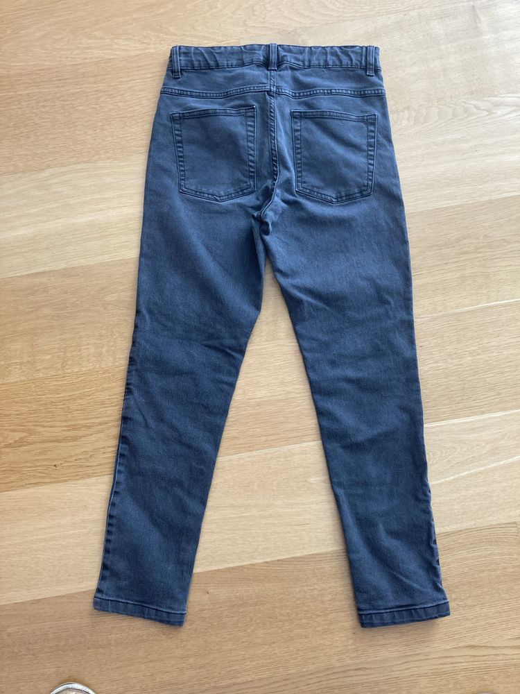 Szare jeansy chlopiece 170 cm slim