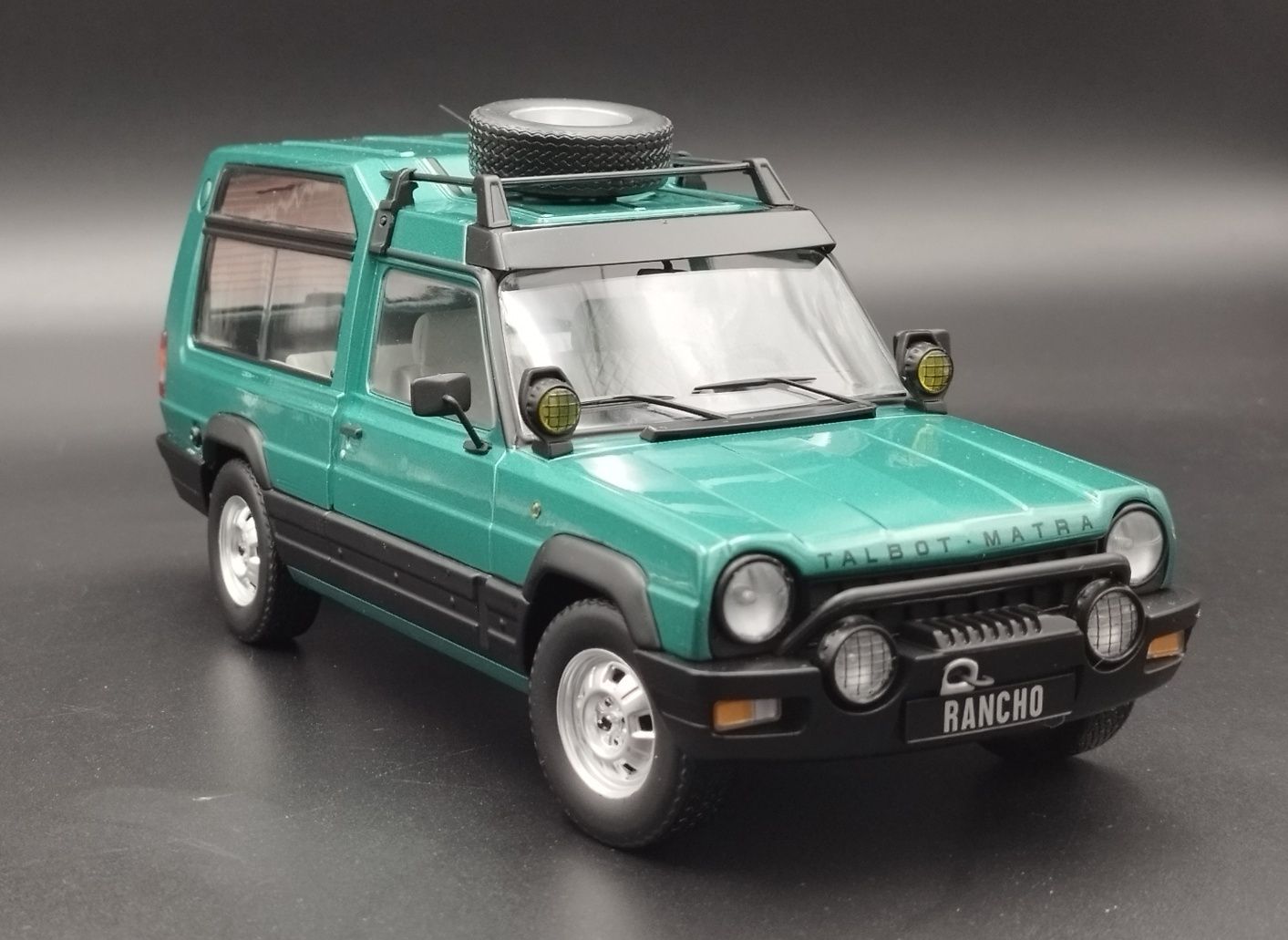 1:18  KK -Scale 1979 Talbot Matra Rancho Green Metallic Model nowy