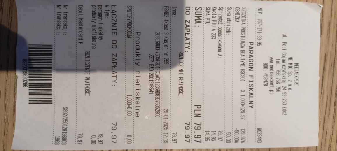 Nowa szczotka prostująca do włosów