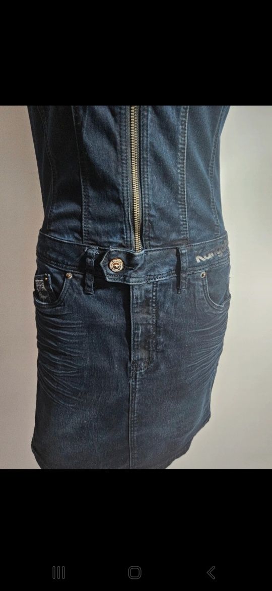 Styl + wygoda? Ta sukienka Kangaroos to hit sezonu jeans granat 36