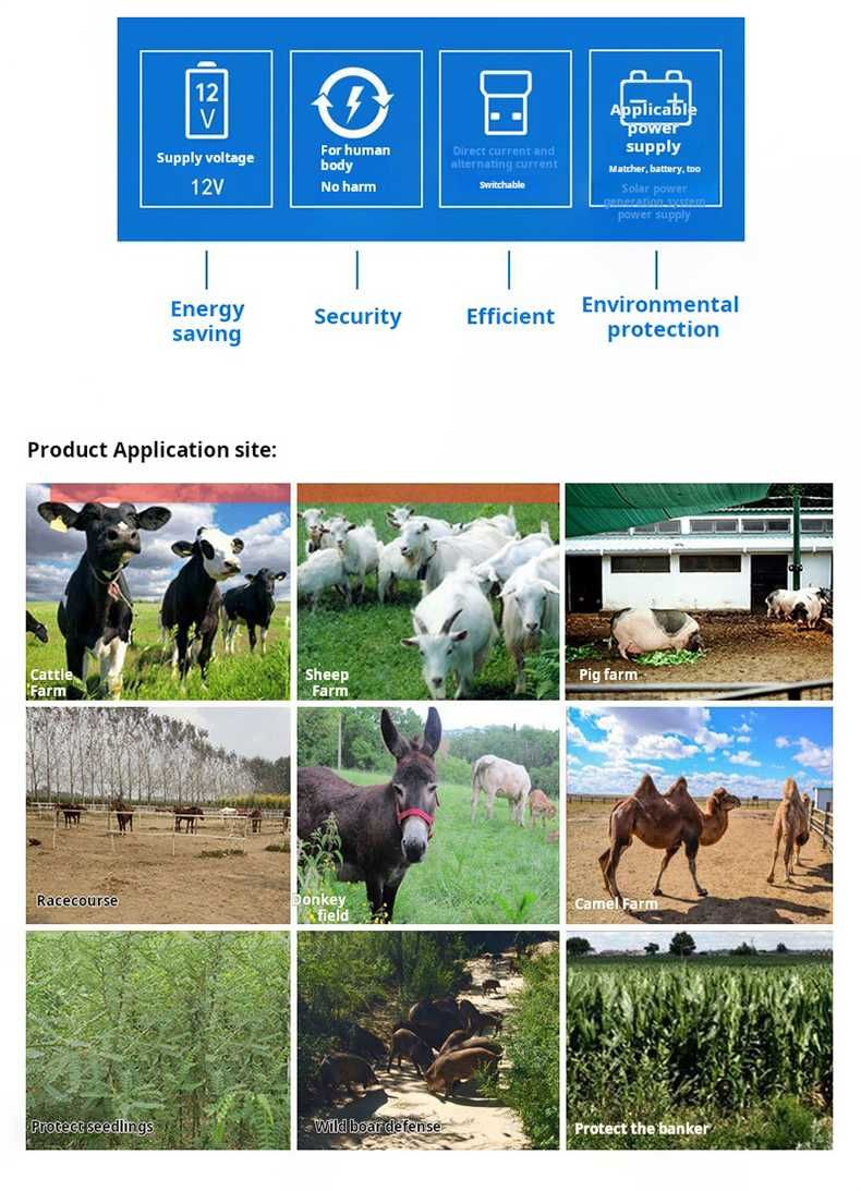 Dispositivo controlador  pulso  
 para animais, gado, ovelhas cavalos