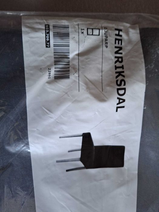 Capa Cadeira Ikea Henriksdal Veludo Preto