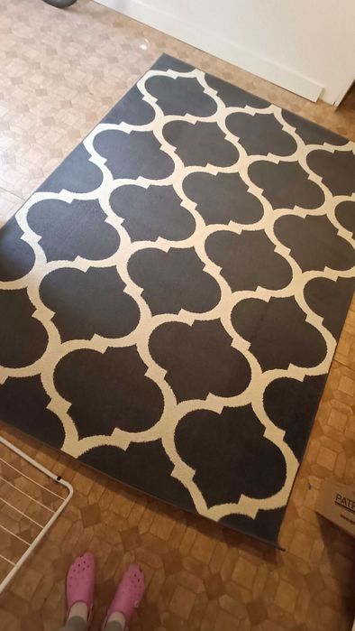 Dywan marokańska koniczyna antracyt bdb