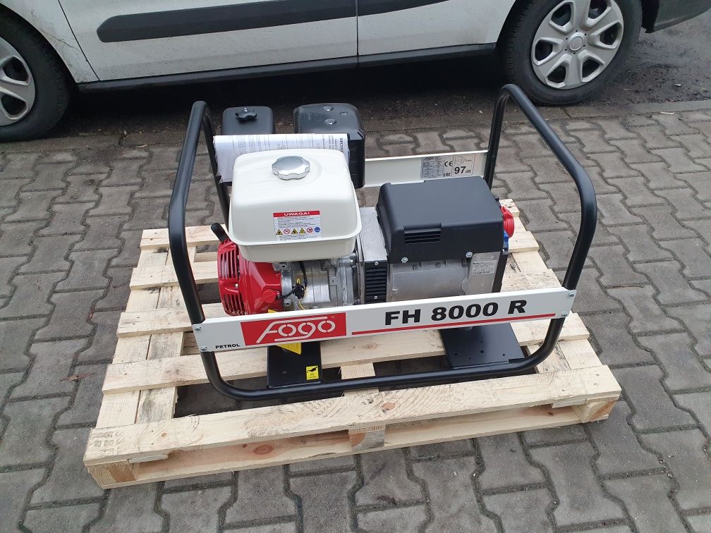 Agregat Prądotwórczy FOGO FH8000R AVR 6.2 kW III Fazy