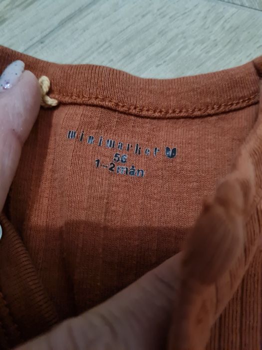 Zestaw 2 par śpioszków niemowlęcych rozm 56