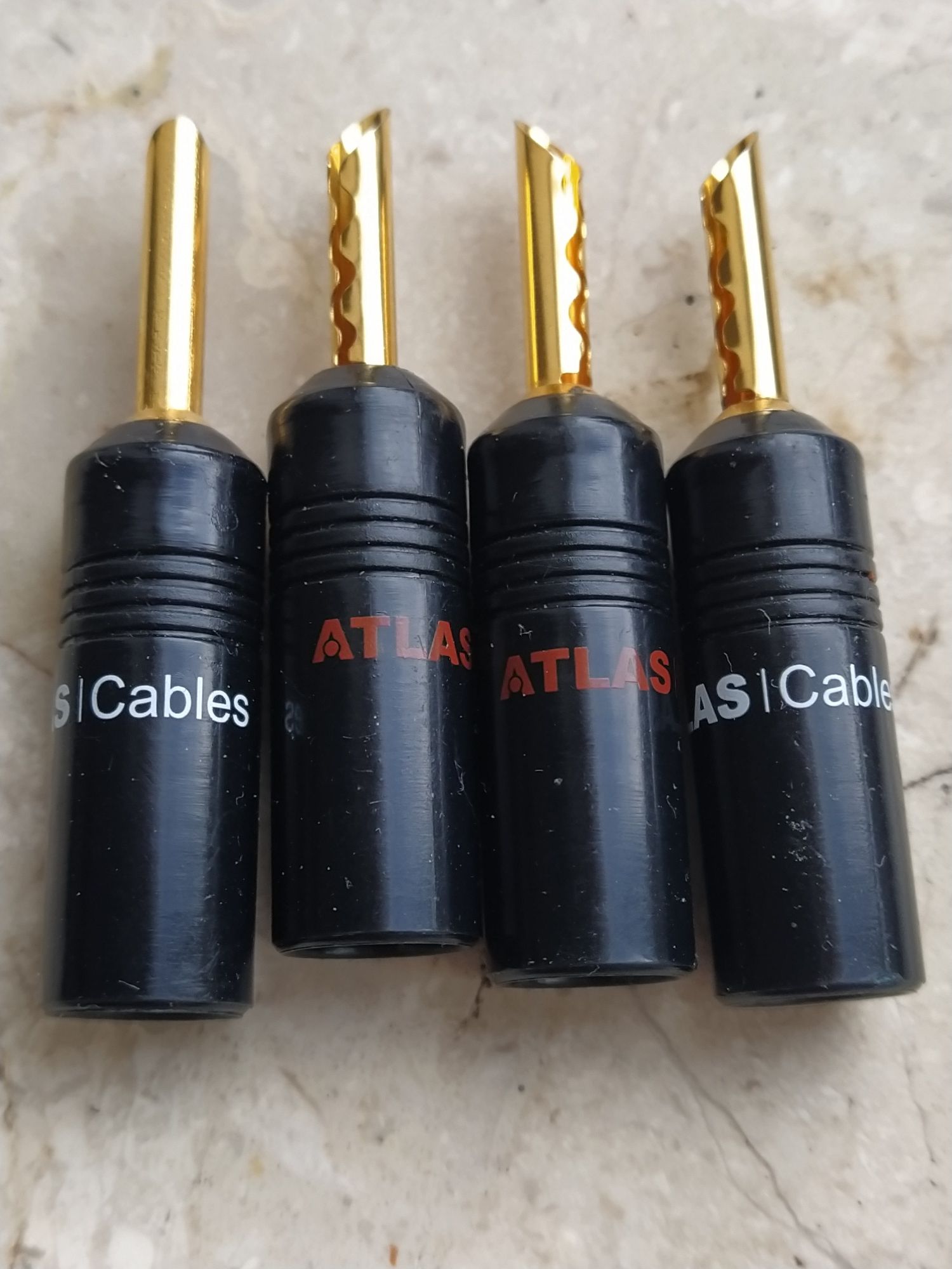 Atlas Cables wtyki bananowe.nowe 4 mm