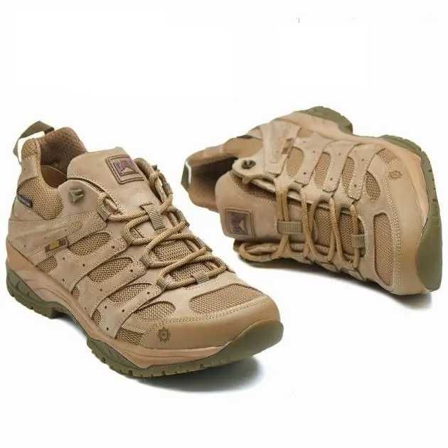 Кросівки тактичні демісезонні PAV 407 койот з мембраною Winterfrost