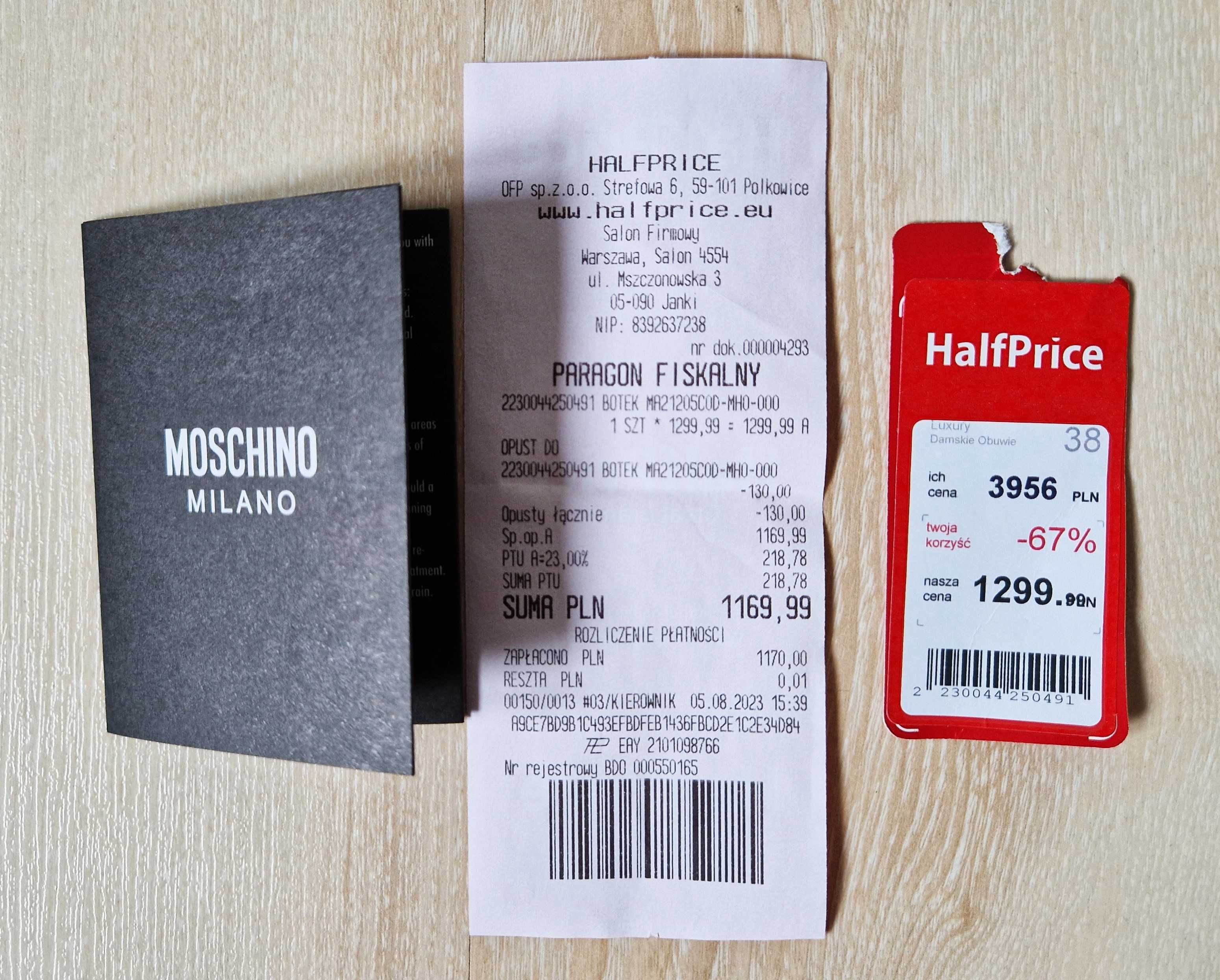 Botki Moschino Couture buty sztyblety